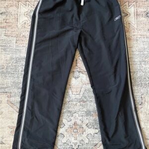 Reebok Black and white Athletic Pants Large